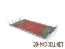 3d-модель Футбольная площадка