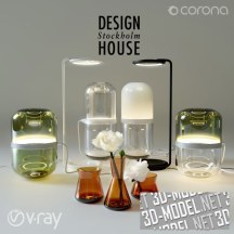 3d-модель Светильники Demi Lamp и Pixo от Design House Stockholm