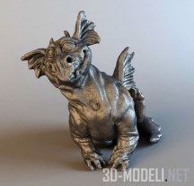 3d-модель Фигурка сказочного дракона