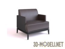 3d-модель Кожаное кресло Cabas Diesis 48