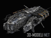 3d-модель Sci-Fi Destroyer