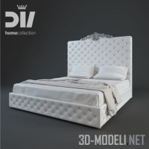 3d-модель Двуспальная кровать 198 AVERY от DV homecollection
