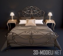 3d-модель Кровать EPOQUE от Ciacci Classic