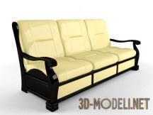 3d-модель Кожаный диван «Триумф»