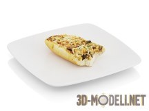 3d-модель Открытый бутерброд