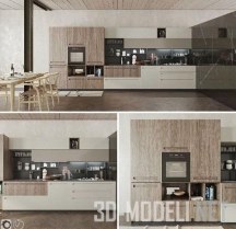 3d-модель Современная кухня Stosa Mood