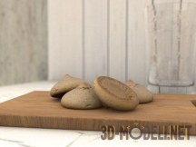 3d-модель Натуралистичное бисквитное печенье