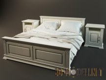 3d-модель Двуспальная кровать Belfan «Verdi»