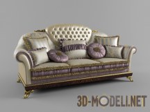3d-модель Трехместный диван Amadeus 1683 от AR Arredamenti, Италия