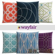 Яркие подушки от Wayfair shop