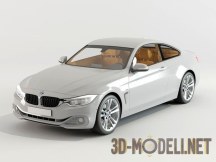 3d-модель BMW 4 Series F32 Coupe 2014