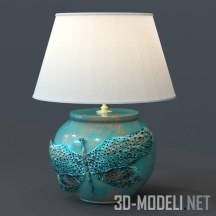 3d-модель Настольная лампа со стрекозой