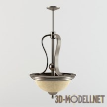 3d-модель Кабинетный потолочный светильник из металла