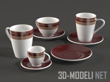 3d-модель Чашки для кофе, чай, шоколада