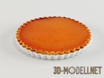 3d-модель Пирог с абрикосовым джемом