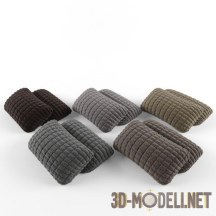 3d-модель Набор текстильные подушки