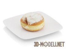 3d-модель Румяный пончик