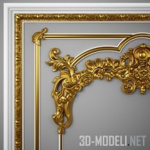 3d-модель Вертикальная панель для декора стен