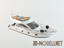3d-модель Небольшая прогулочная яхта
