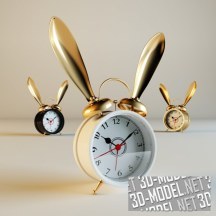 3d-модель Часы-будильник Emily & Meritt Bunny