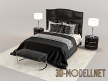 3d-модель Роскошная кровать Fendi George