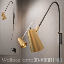 3d-модель Настенная лампа Wallace