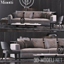 3d-модель Набор для гостиной от Minotti