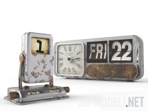 Ретро-часы и календарь