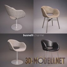 3d-модель Кресло Busnelli Charme