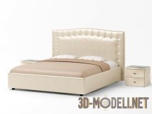3d-модель Двуспальная кровать «Алора» от Dream land