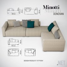 Модульный диван Minotti Donovan