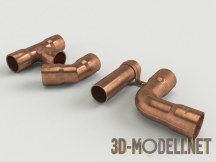 3d-модель Медные трубы