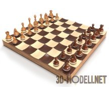 3d-модель Шахматный набор Wobble от Adin Mumma