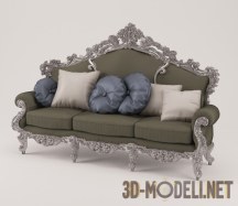 3d-модель Трехместный диван Casanova 12408 Modenese Gastone