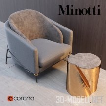 Кресло Fil Noir от Minotti