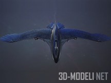 3d-модель Sci-Fi летательный аппарат BlackBird Ornithopter