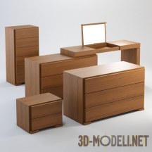 3d-модель Набор мебели из 4 предметов Tomasella Modo