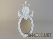 3d-модель Рама из лепнины для зеркала