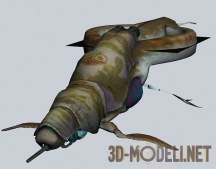3d-модель Транспорт Gunship из игры «Half-Life 2»