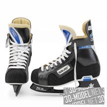 3d-модель Коньки для хоккея на льду Bauer Supreme Custom 4000 Tuuk