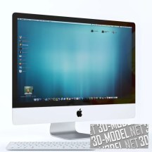 3d-модель IMac 27 с монитором retina 5k