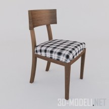 3d-модель Деревянный ретро-стул