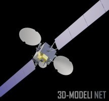 3d-модель Военный спутник