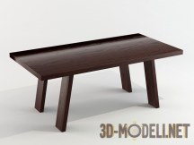 3d-модель Столик цвета шоколада