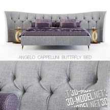 Кровать Butterfly от Angelo Cappellini