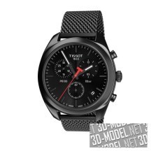 3d-модель Часы с хронографом PR 100 от Tissot