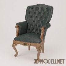 Кожаное кресло Modenese Gastone 12435