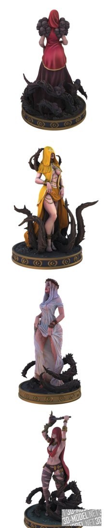 3d-модель Witch of the Demonic Thorn