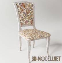 3d-модель Высокий обеденный стул в винтажном стиле
