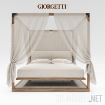 Кровать с балдахином Ira Canopy от Giorgetti